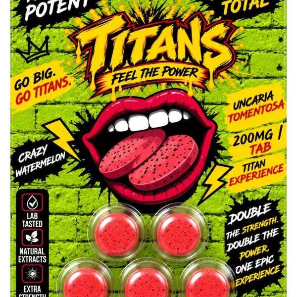 Crazy Watermelon Chewable Tablets – 1000mg Total