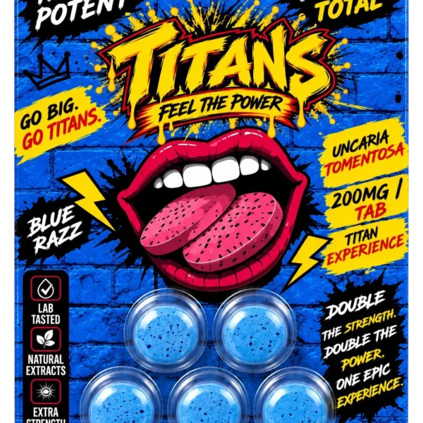 Blue Razz Chewable Tablets – 1000mg Total