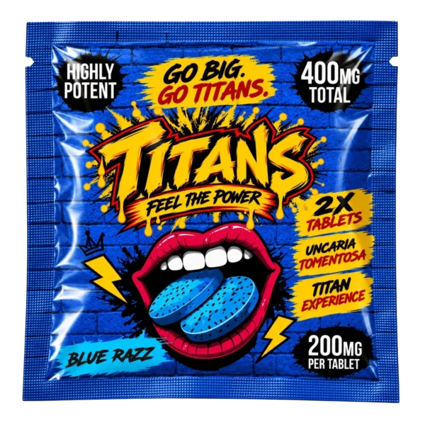 Blue Razz Chewable Tablets – 400mg Total